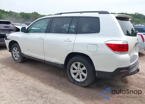 2013 Toyota Highlander Plus/Se из США, поврежденный, VIN 5TDBK3EH7DS243892